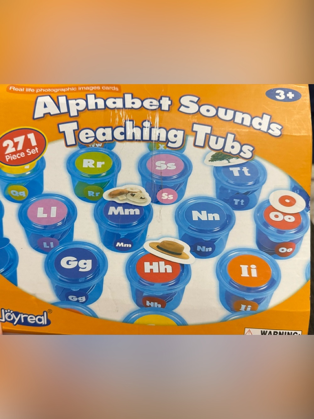 Kids Blue Alphabet Sound Teaching Tubs - Educational Toy